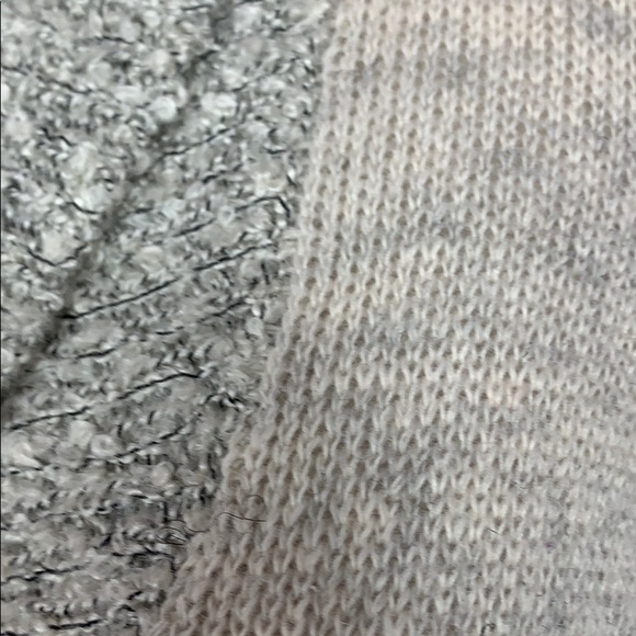 Olivia Sky multi texture gray/white sweater - Picture 8 of 10